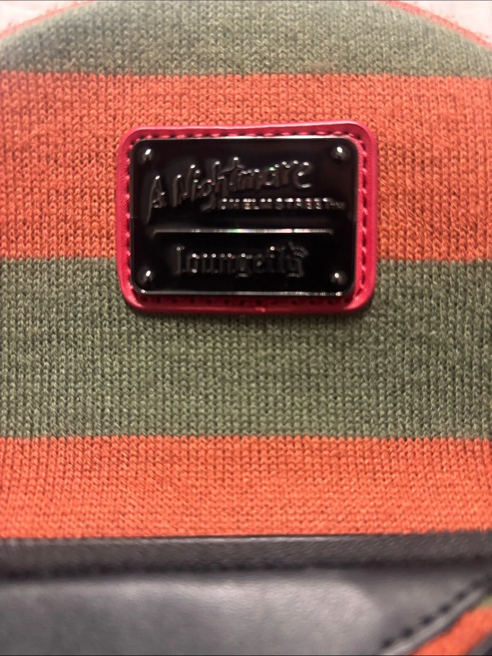 Loungefly Freddy Sweater Nightmare on Elm Street Backpack w/Buckle Down Wallet